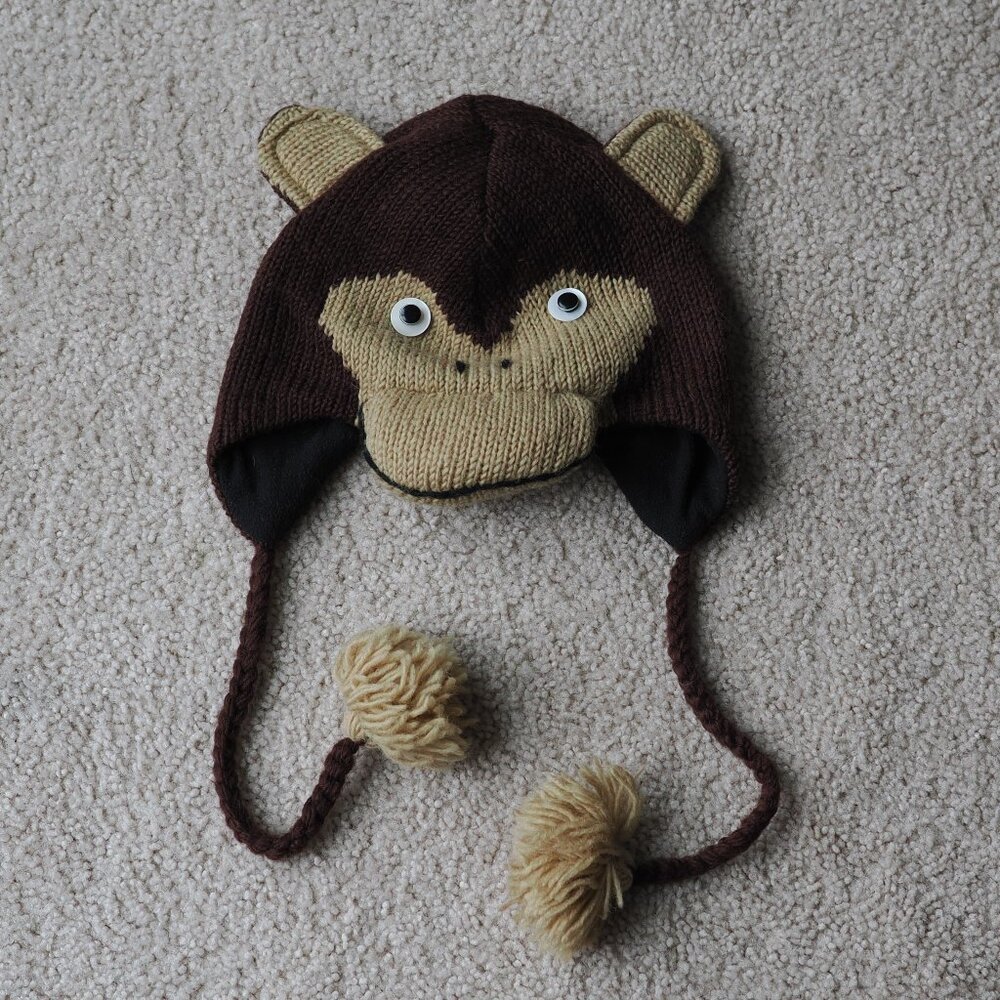Wool Hat - Lined (Monkey) - image 1
